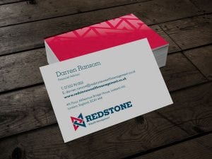 Redstone business cards 