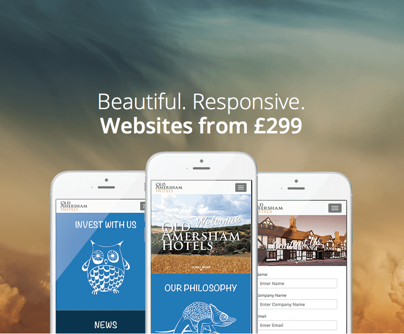 we're more mobile - resposive websites