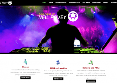 d j neil povey website