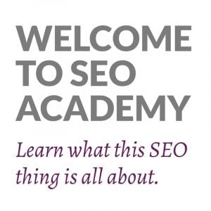 Welcome to the SEO Academy