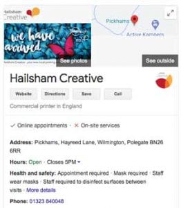 google Hailsham Creative