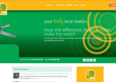 Hailsham FM web page